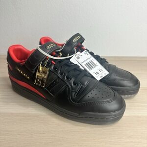 Adidas Originals Forum Low x Circoloco Core Black/Vivid Red HQ3618 Men's US 10